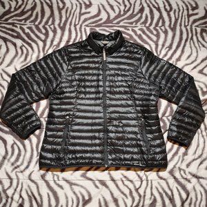 Eddie Bauer Travex EB700 fill Goose Down Puffer Jacket Black XXL women's